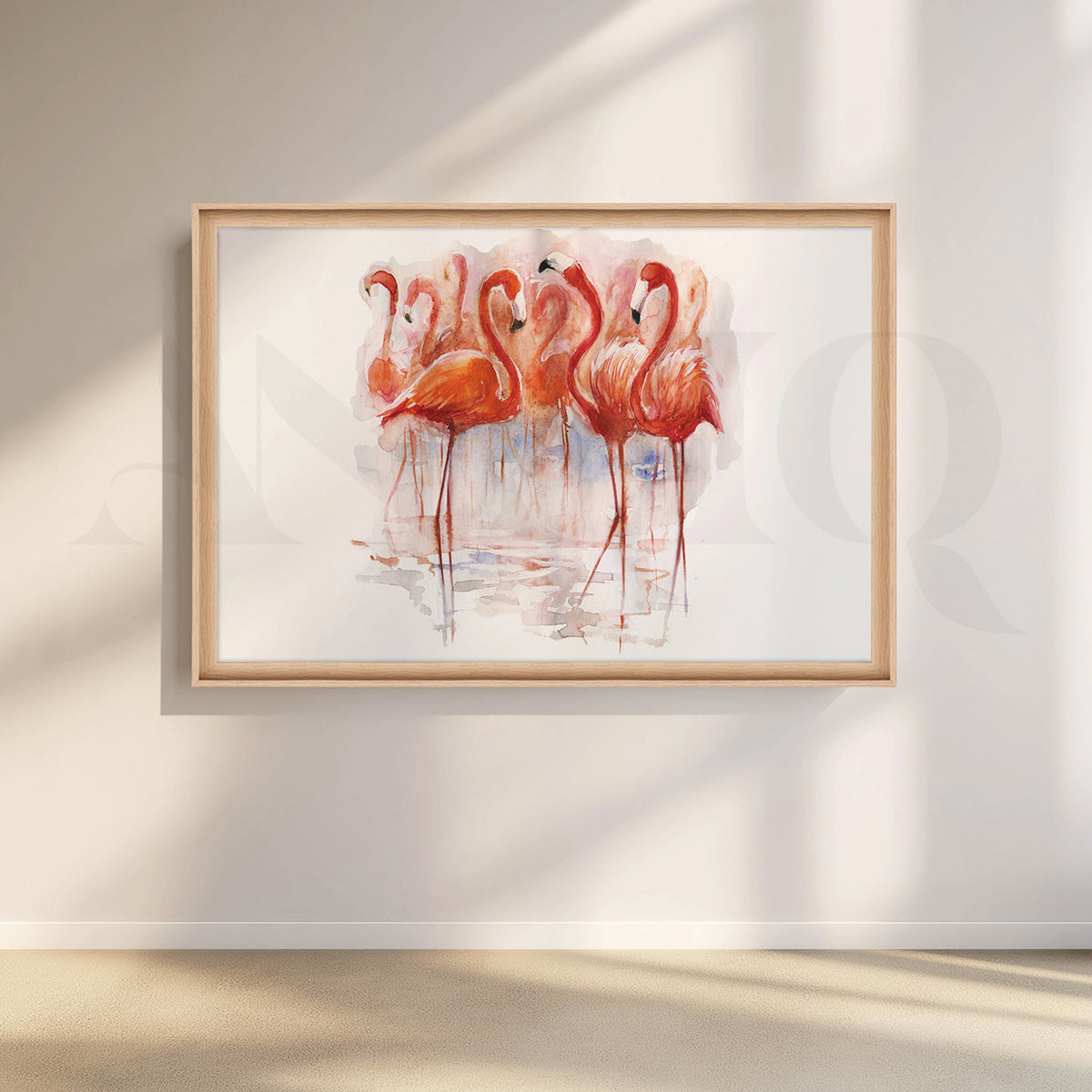Flamingo Fantasy Canvas Artwork – Asha Art Studio – Image 5