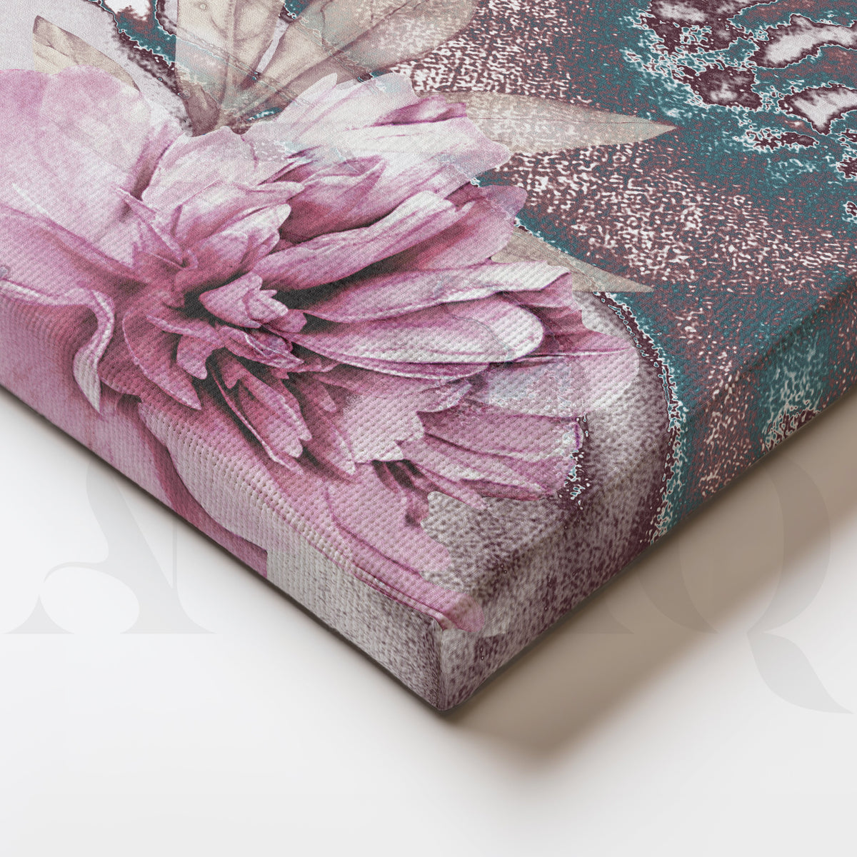 Dusty Rose Bloom Gallery Wall – Set of 3 Artworks – Asha Art Studio – Image 2