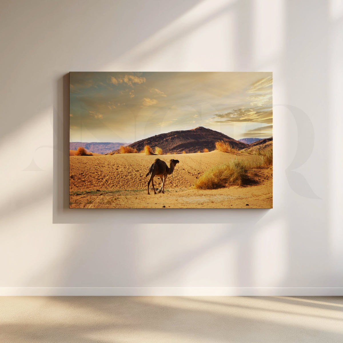 Evening Solitude Canvas Artwork – Asha Art Studio