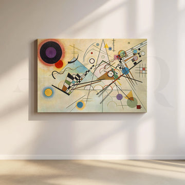 Inspired Geometric Abstract Canvas Artwork – Asha Art Studio