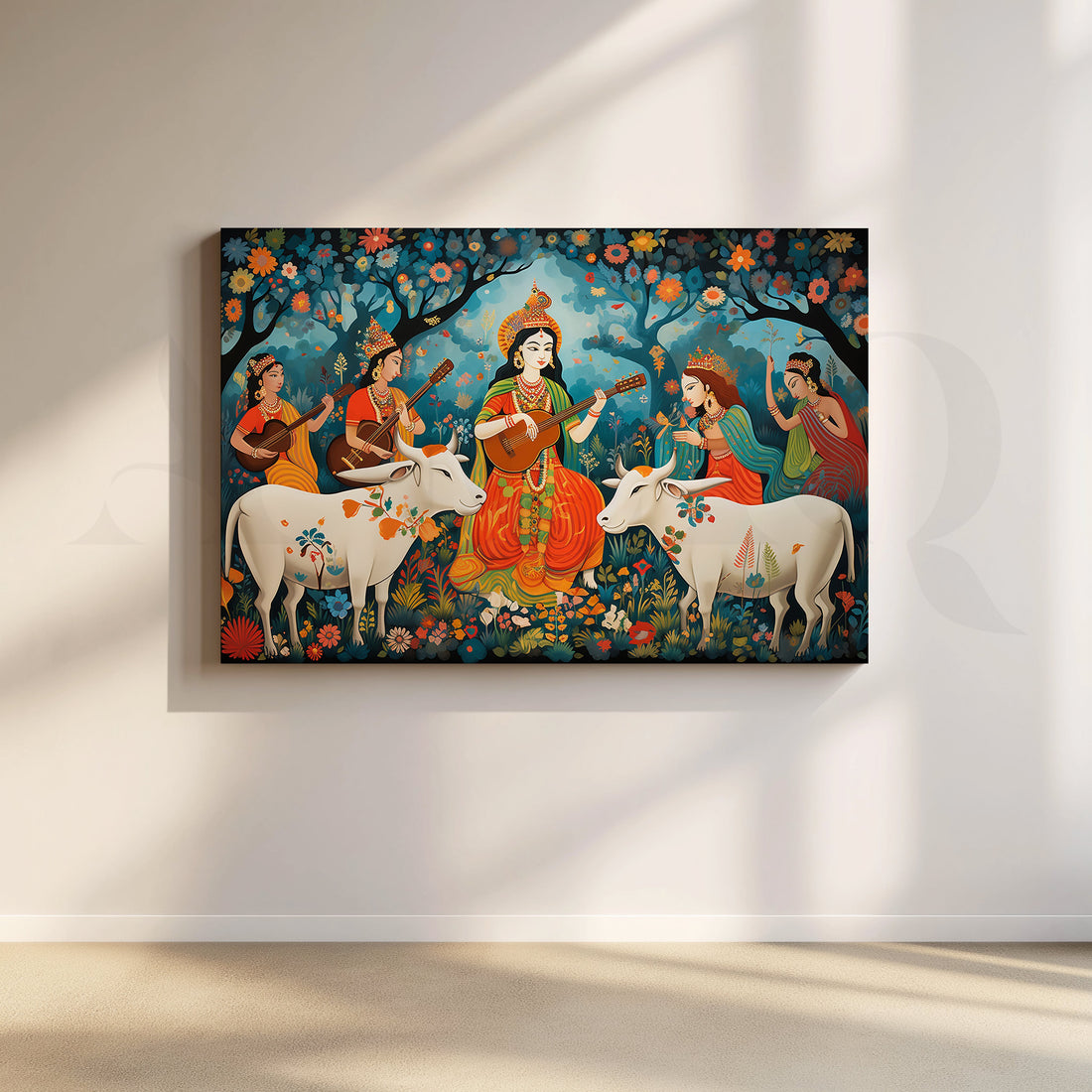 Melody in the Forest Canvas Artwork – Asha Art Studio