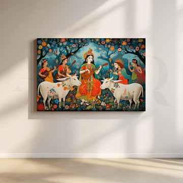 Melody in the Forest Canvas Artwork – Asha Art Studio
