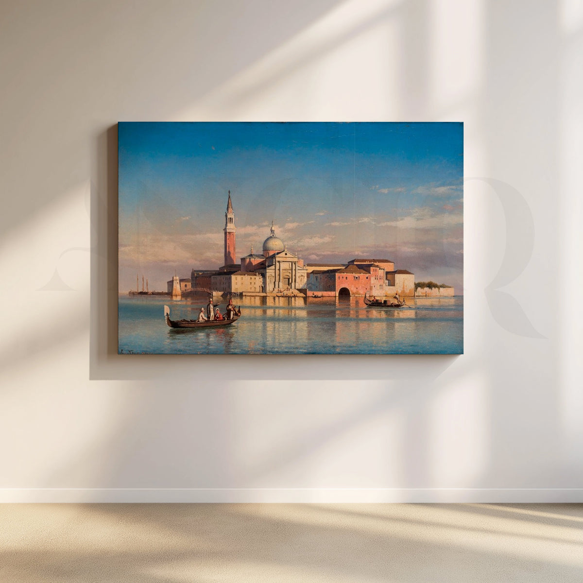 San Giorgio Silhouette Canvas Artwork – Asha Art Studio