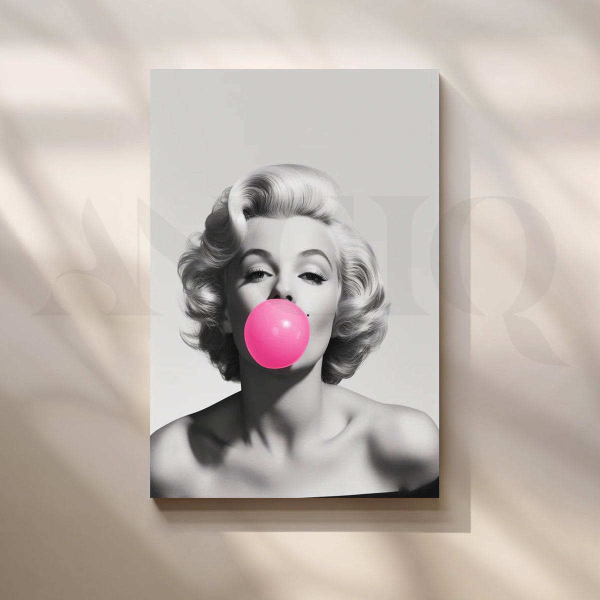 Bubblegum Icon Canvas Painting for Living Room – Asha Art Studio