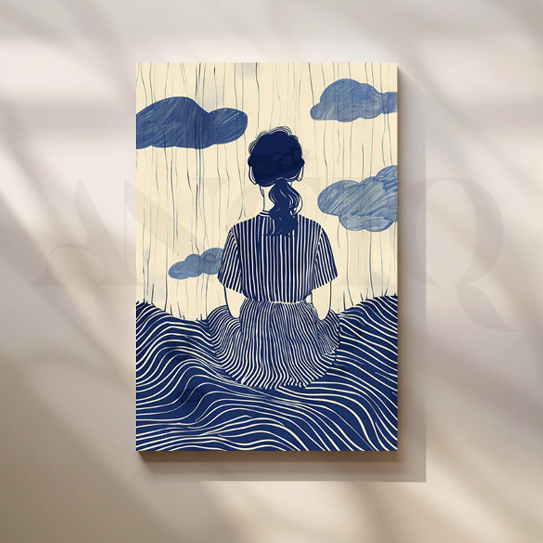Rainy Reflection Bohemian Poster – Asha Art Studio