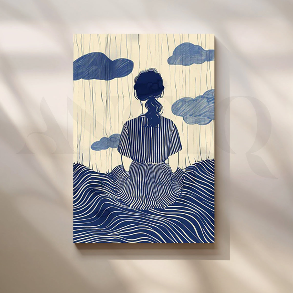 Rainy Reflection Bohemian Poster – Asha Art Studio