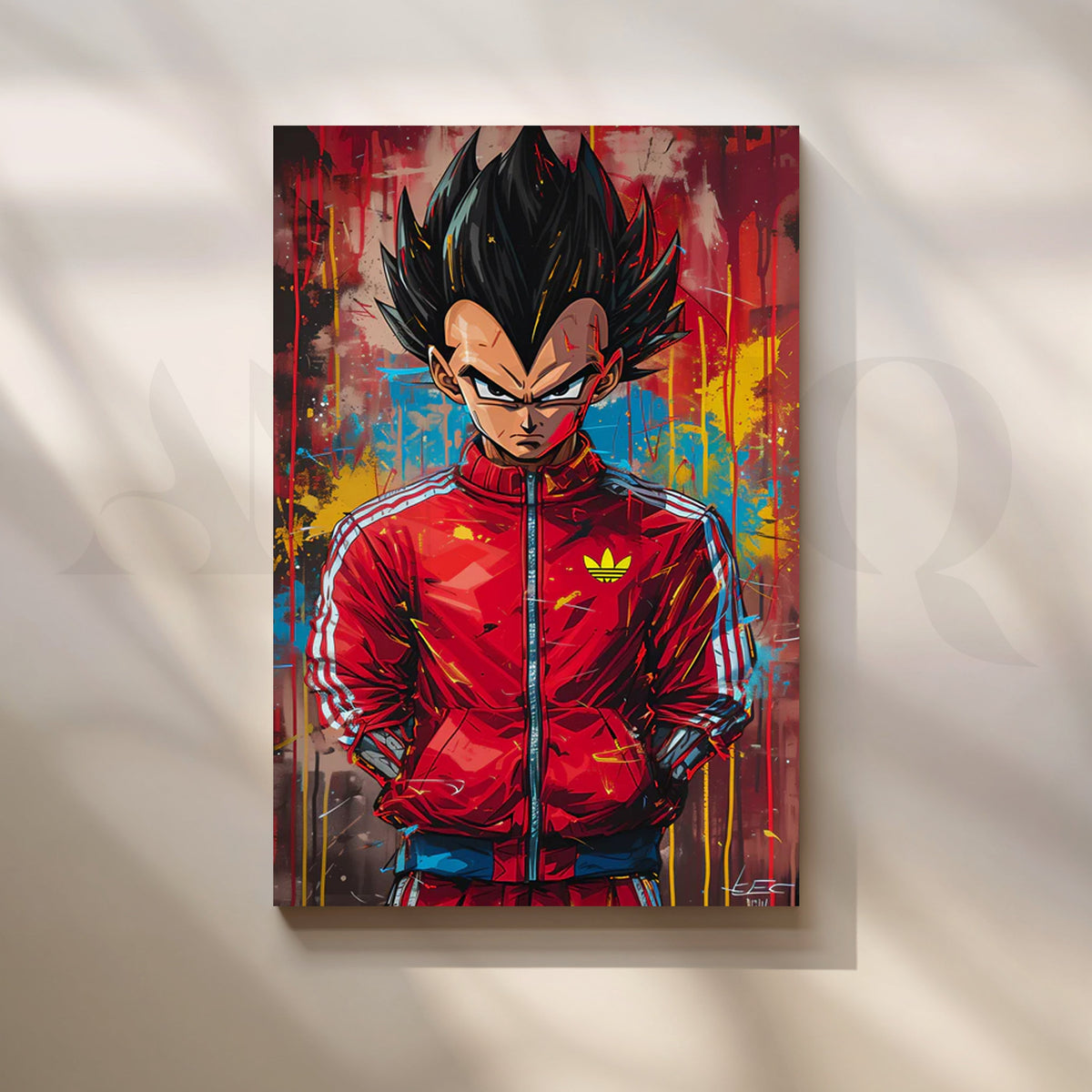 Saiyan Street Style Canvas Artwork – Asha Art Studio