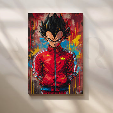 Saiyan Street Style Canvas Artwork – Asha Art Studio