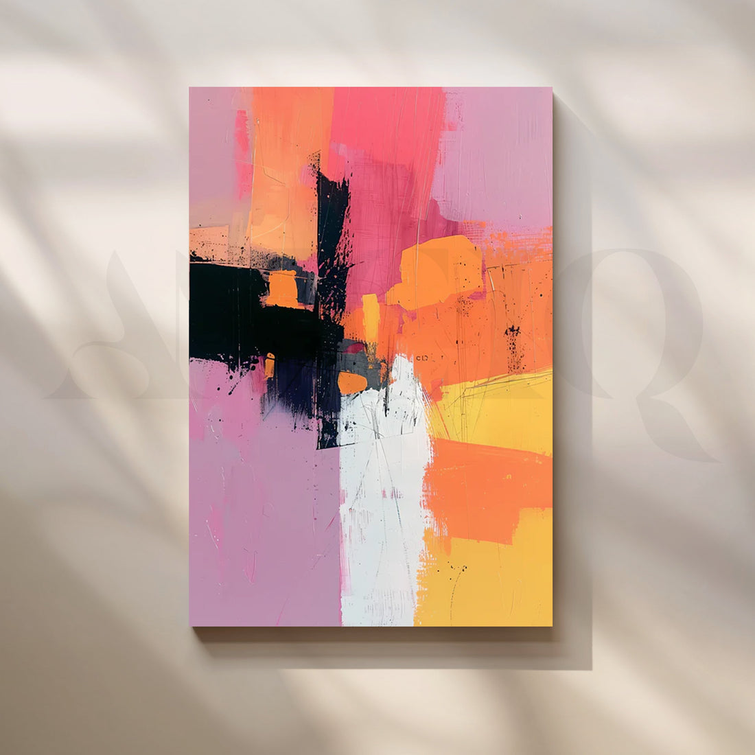 Sunset Fragments Canvas Painting for Modern Living Room – Asha Art Studio