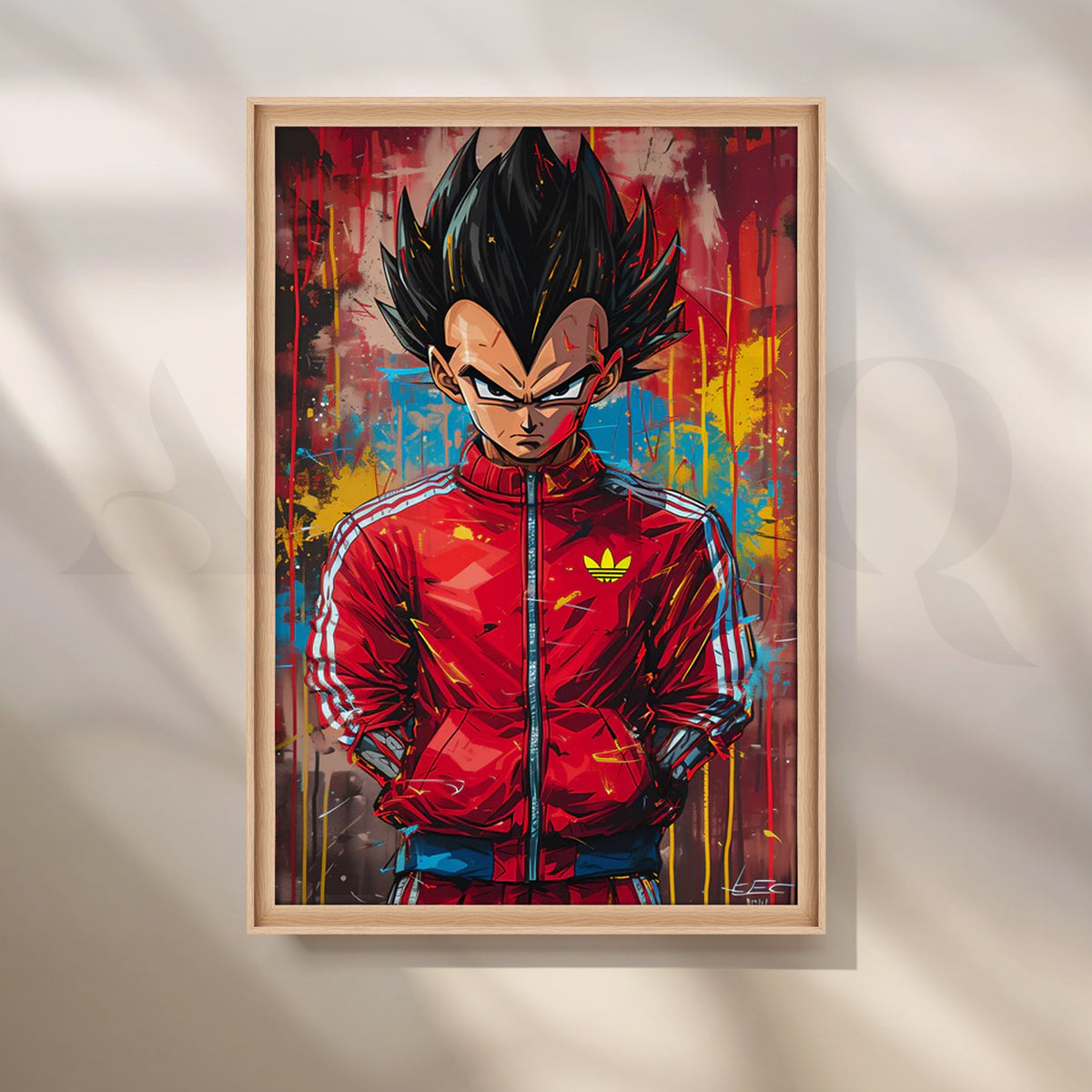 Saiyan Street Style Canvas Artwork – Asha Art Studio – Image 5