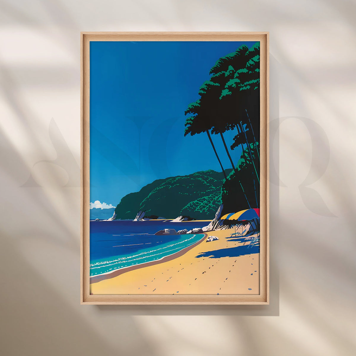 Tropical Beach Bliss Wall Pop Art – Asha Art Studio – Image 5