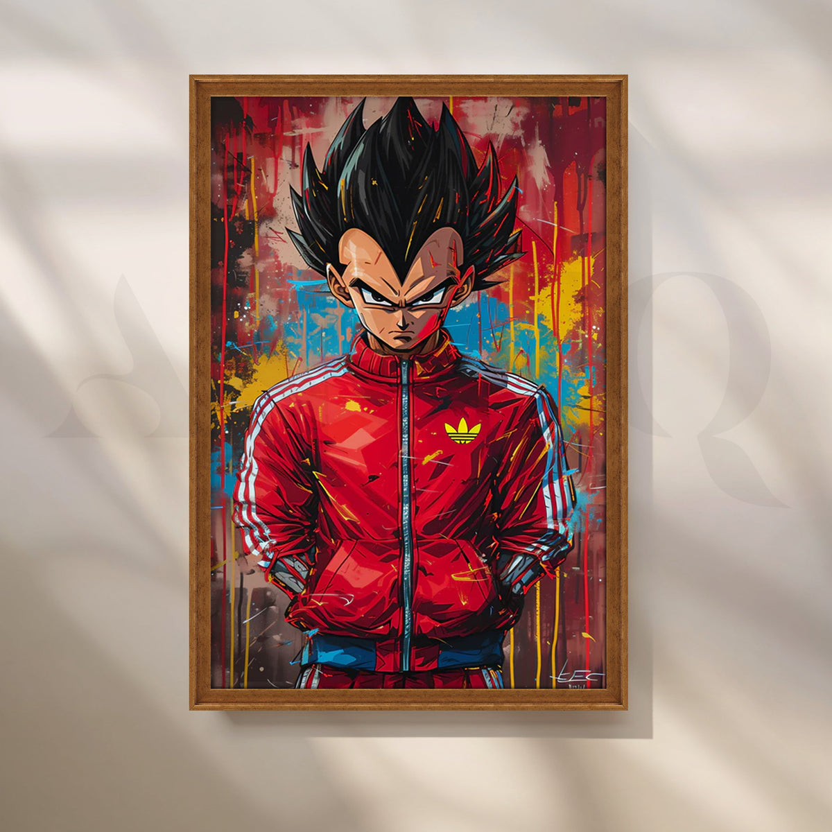Saiyan Street Style Canvas Artwork – Asha Art Studio – Image 6