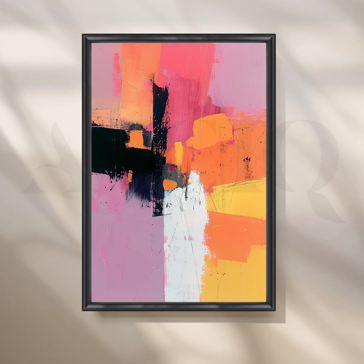Sunset Fragments Canvas Painting for Modern Living Room – Asha Art Studio – Image 3