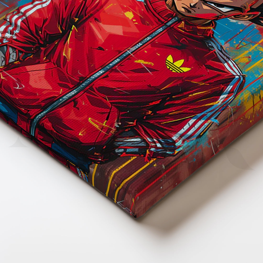 Saiyan Street Style Canvas Artwork – Asha Art Studio