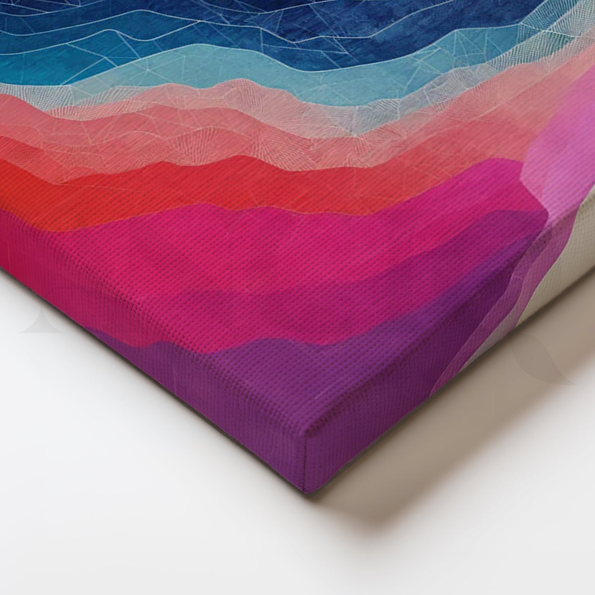 Gradient Peaks Canvas Artwork – Asha Art Studio – Image 2