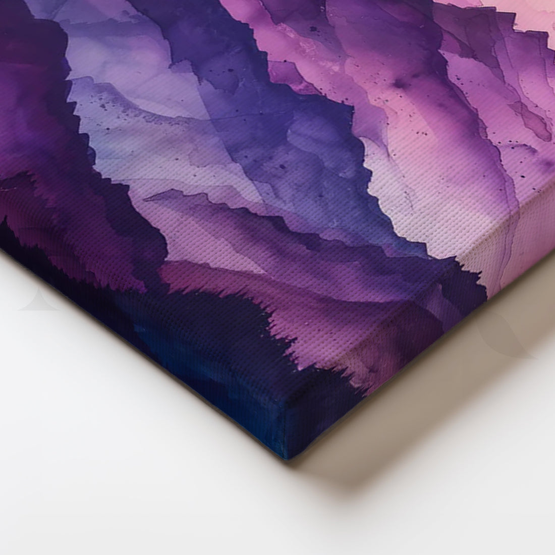 Purple Mountain Hues Artwork – Asha Art Studio