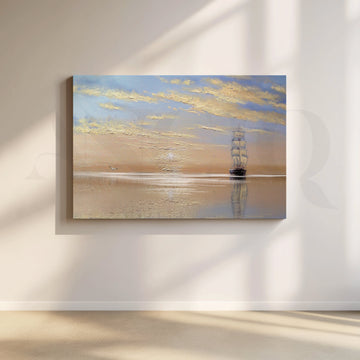 Lone Voyager Canvas Wall Artwork – Asha Art Studio