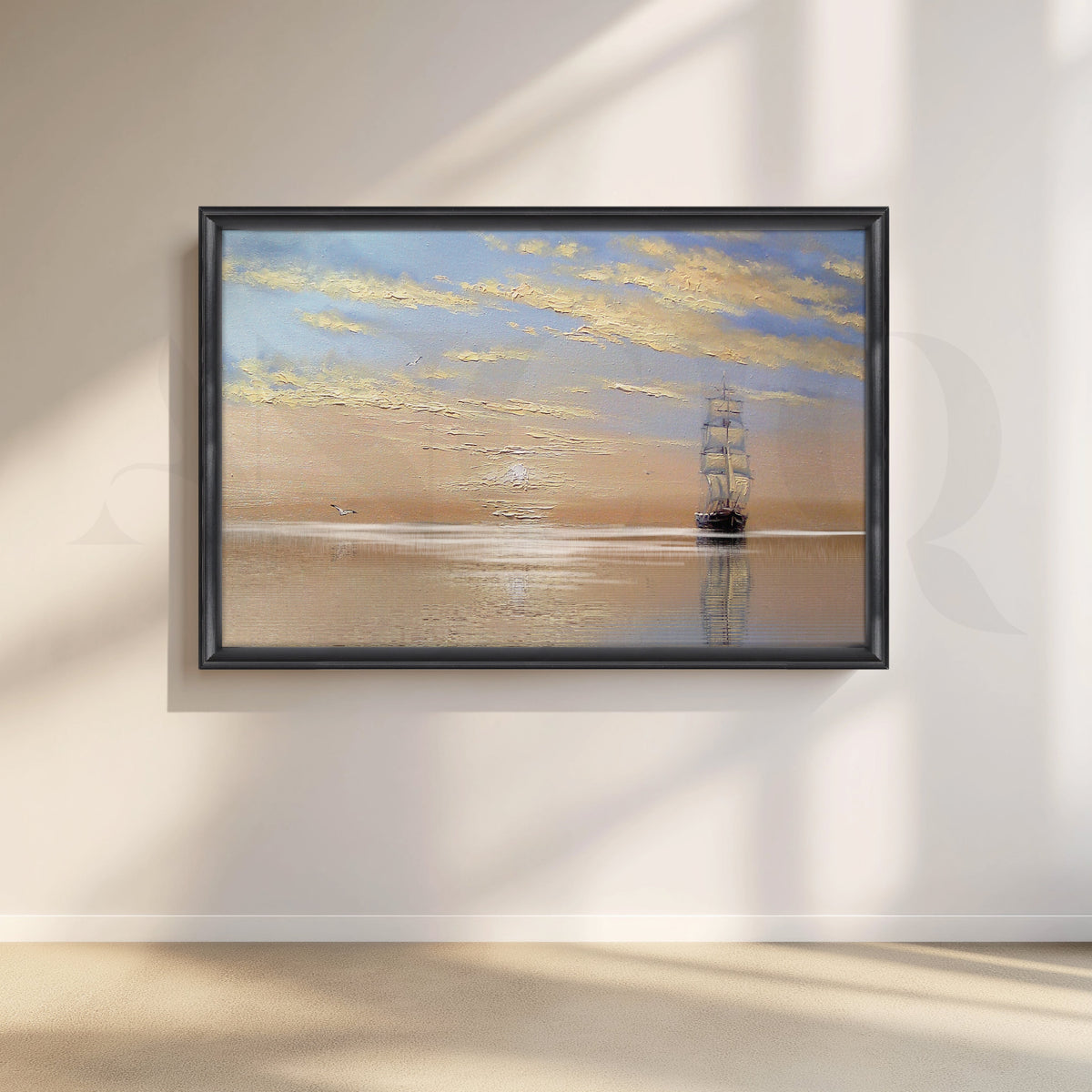 Lone Voyager Canvas Wall Artwork – Asha Art Studio – Image 3