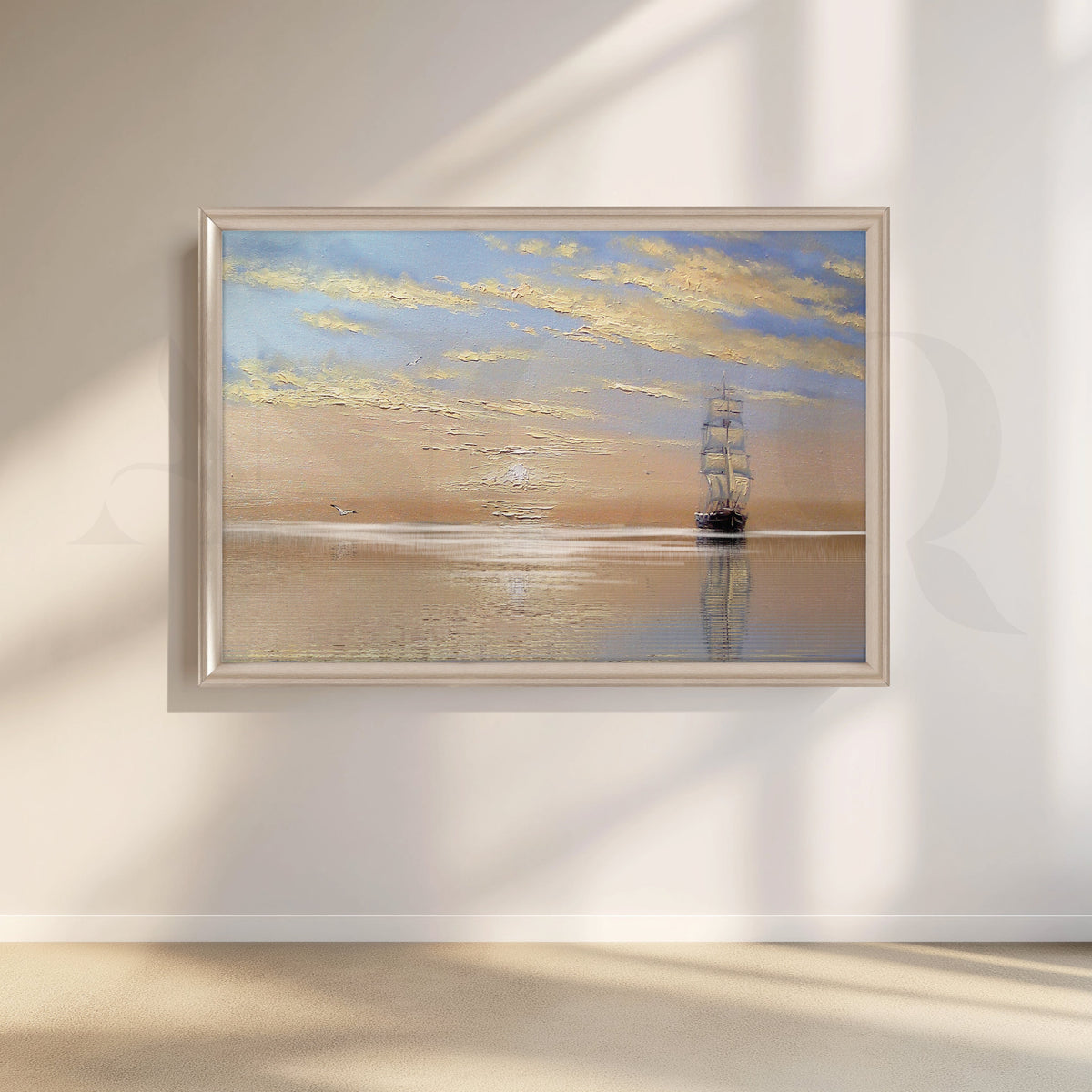 Lone Voyager Canvas Wall Artwork – Asha Art Studio – Image 4