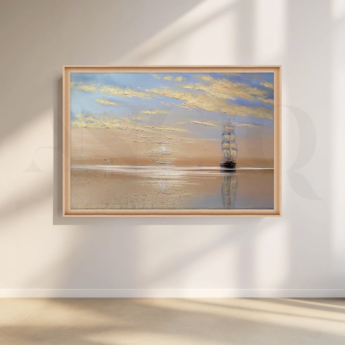 Lone Voyager Canvas Wall Artwork – Asha Art Studio – Image 5
