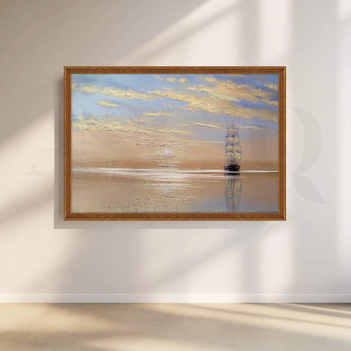 Lone Voyager Canvas Wall Artwork – Asha Art Studio – Image 6