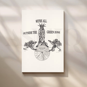 Outside the Green Zone Canvas Artwork – Asha Art Studio