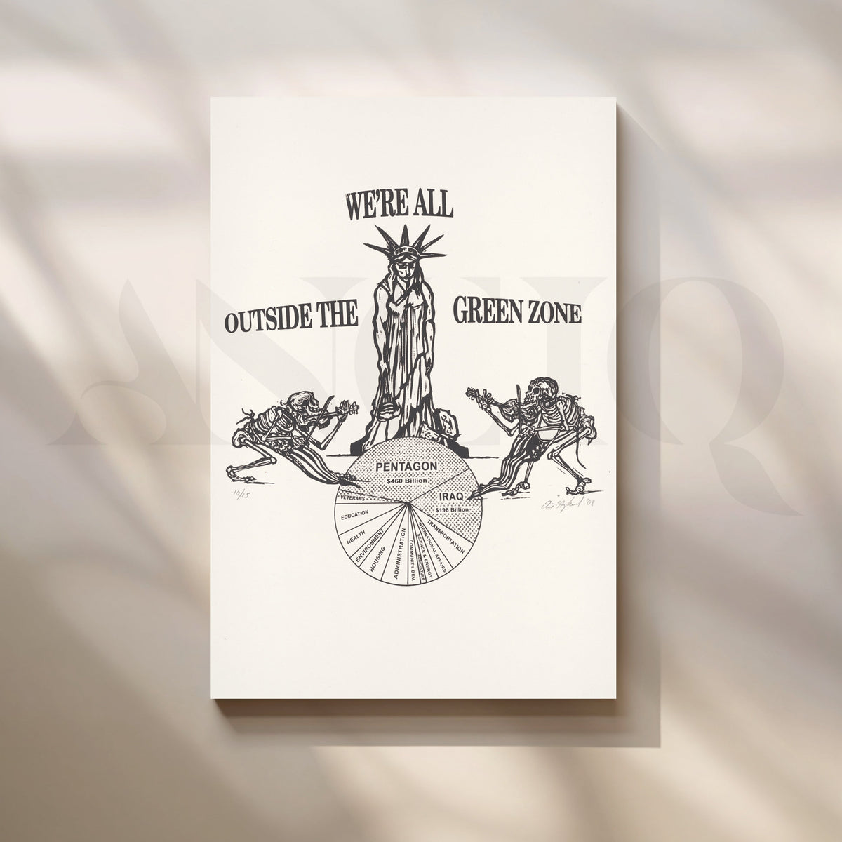 Outside the Green Zone Canvas Artwork – Asha Art Studio