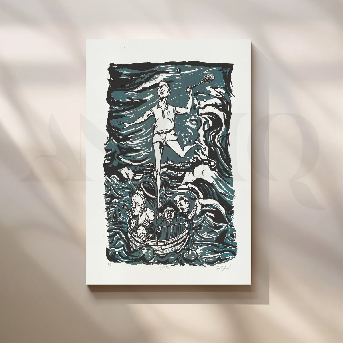 Ship of Fools Canvas Artwork – Asha Art Studio