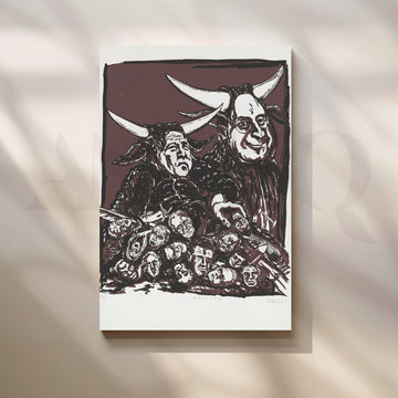 The Battle for Reality Canvas Artwork – Asha Art Studio