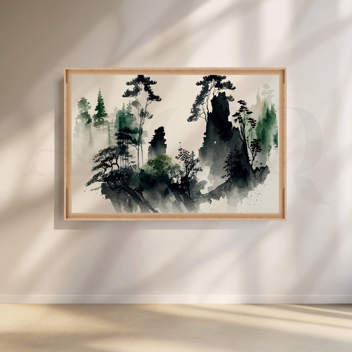 Majestic Silhouette Canvas Artwork – Asha Art Studio – Image 5