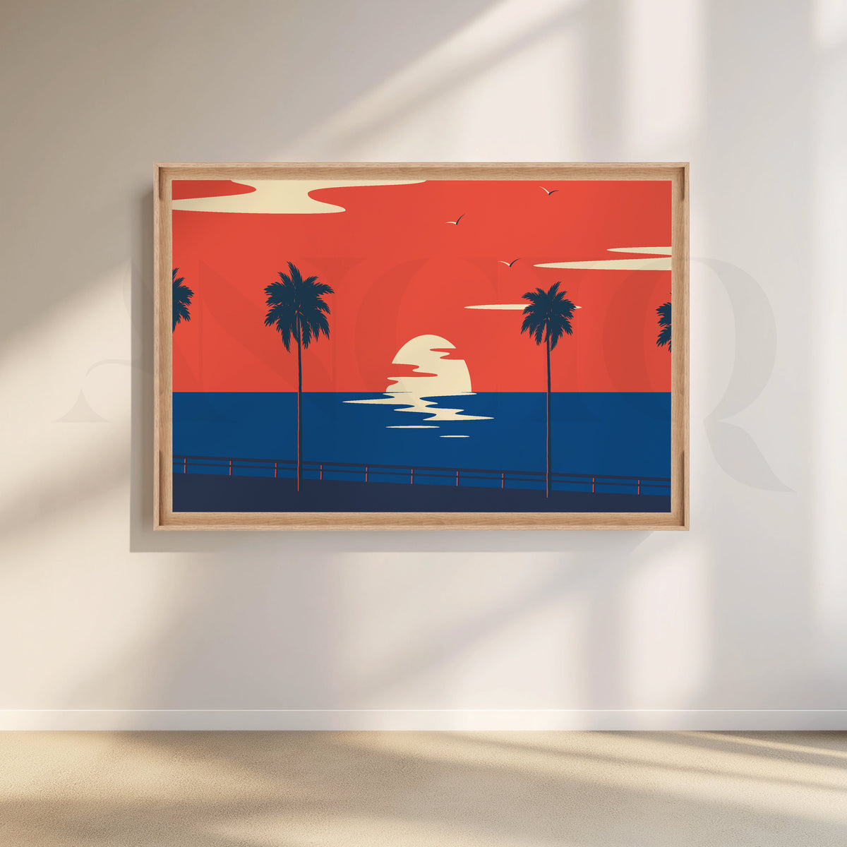 Radiant Horizons Canvas Artwork – Asha Art Studio – Image 5