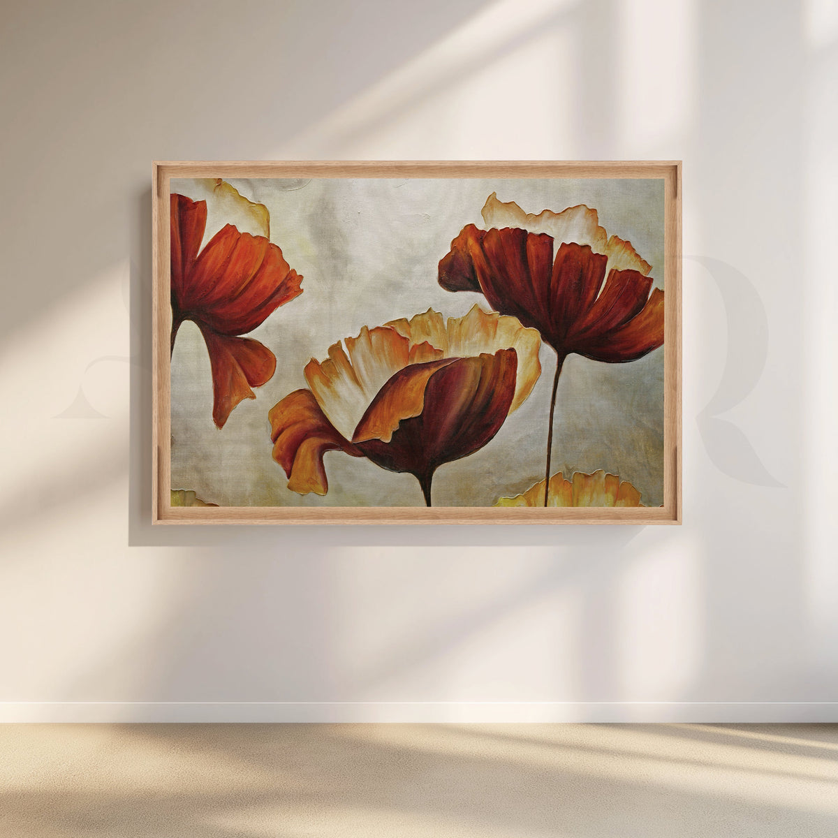 Poppy Dreams Canvas Artwork – Asha Art Studio – Image 5