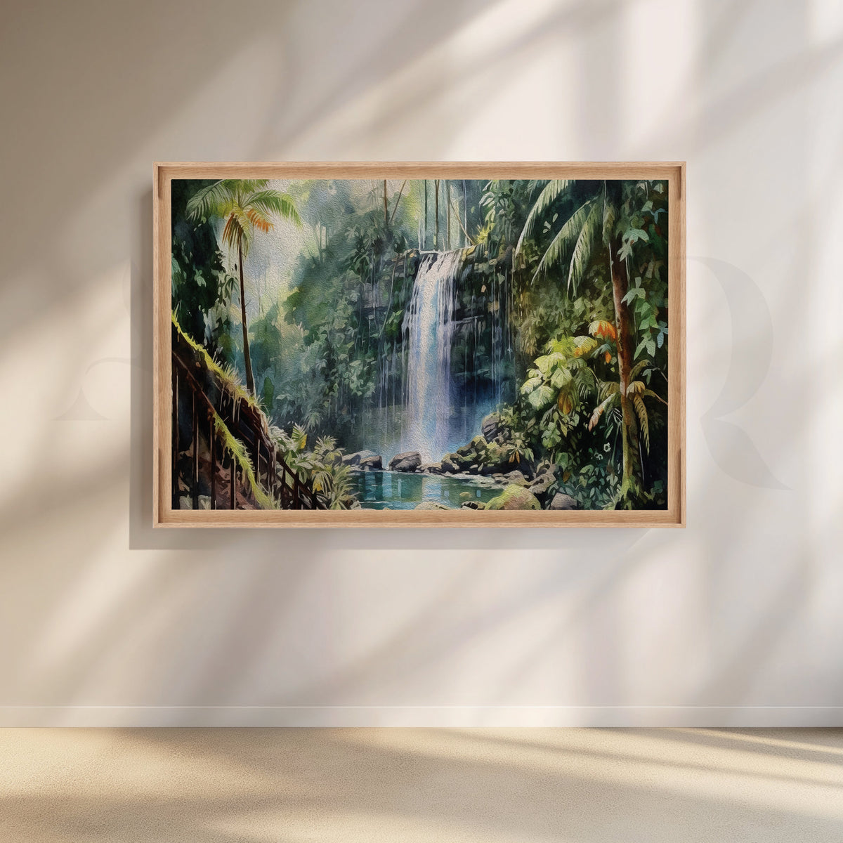 Enveloping Calm Canvas Artwork – Asha Art Studio – Image 6