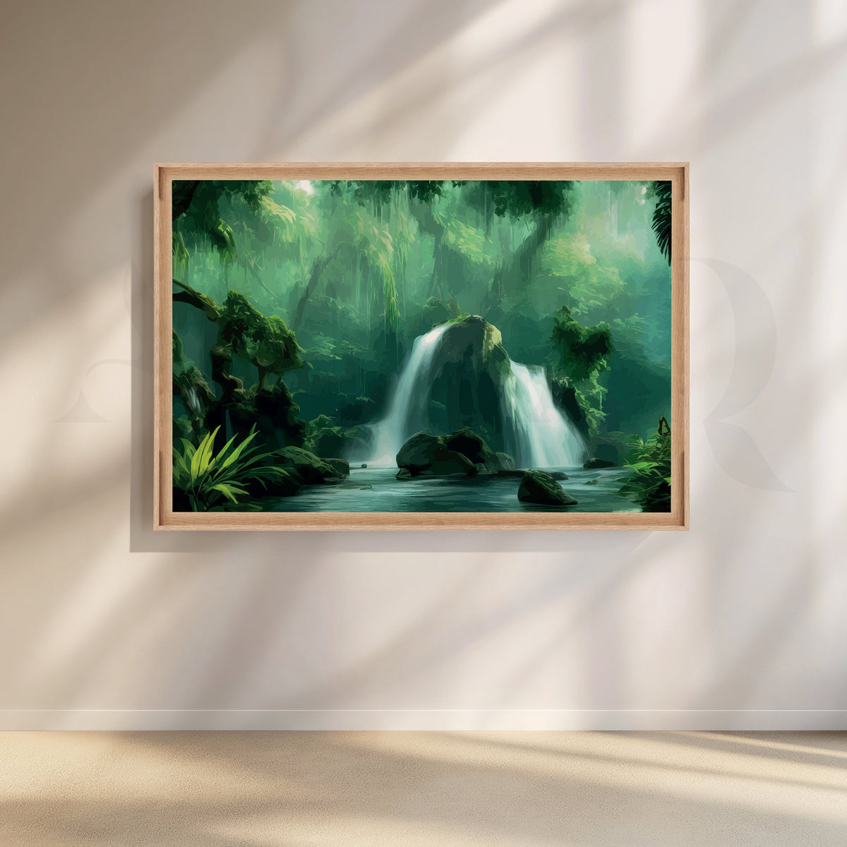 Serene Wilderness Canvas Artwork – Asha Art Studio – Image 6