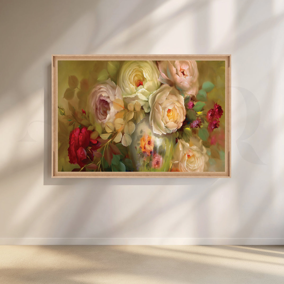 Bouquet of Elegance Canvas Artwork – Asha Art Studio – Image 5