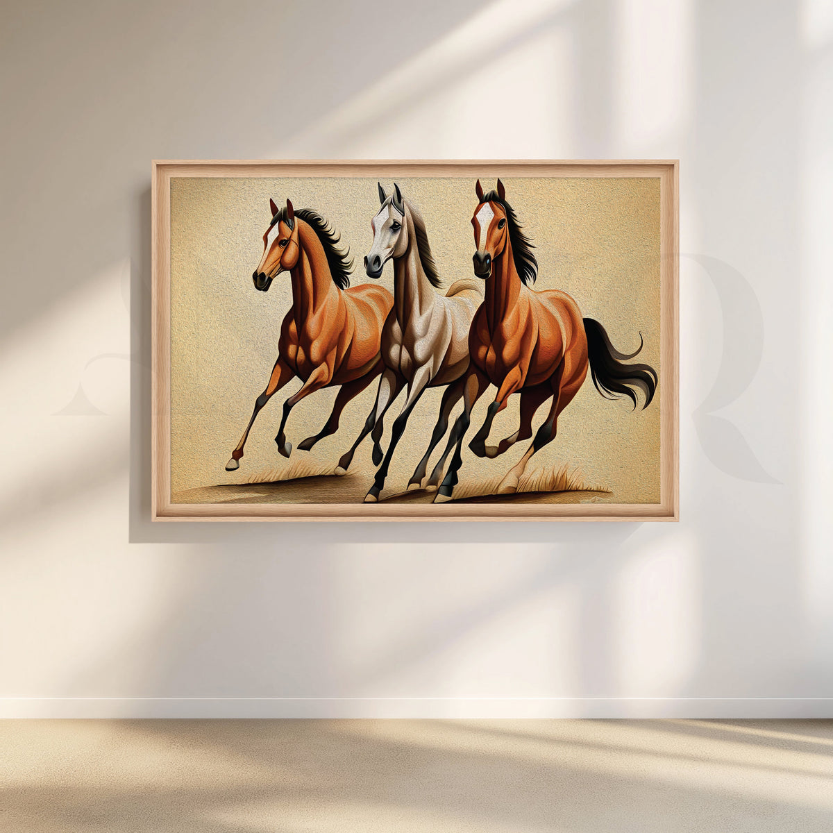 Dynamic Trio Canvas Artwork – Asha Art Studio – Image 5