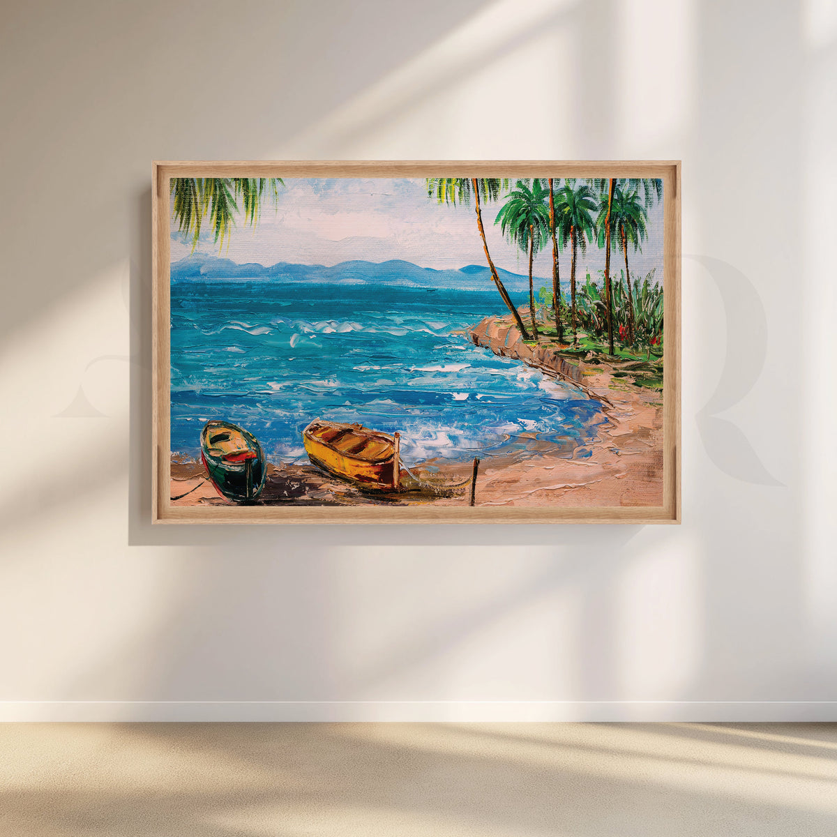 Paradise Cove Canvas Artwork – Asha Art Studio – Image 5