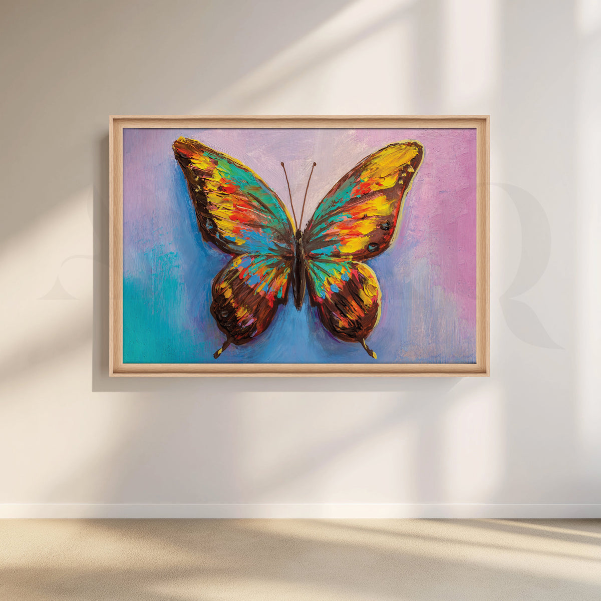 Fluttering Kaleidoscope Canvas Artwork – Asha Art Studio – Image 5