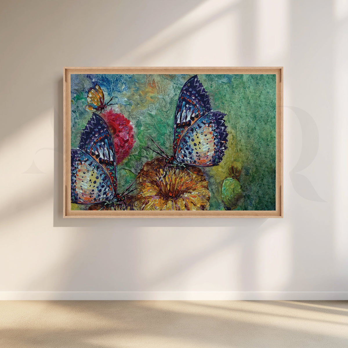 Reverie of Fluttering Wings Canvas Artwork – Asha Art Studio – Image 5