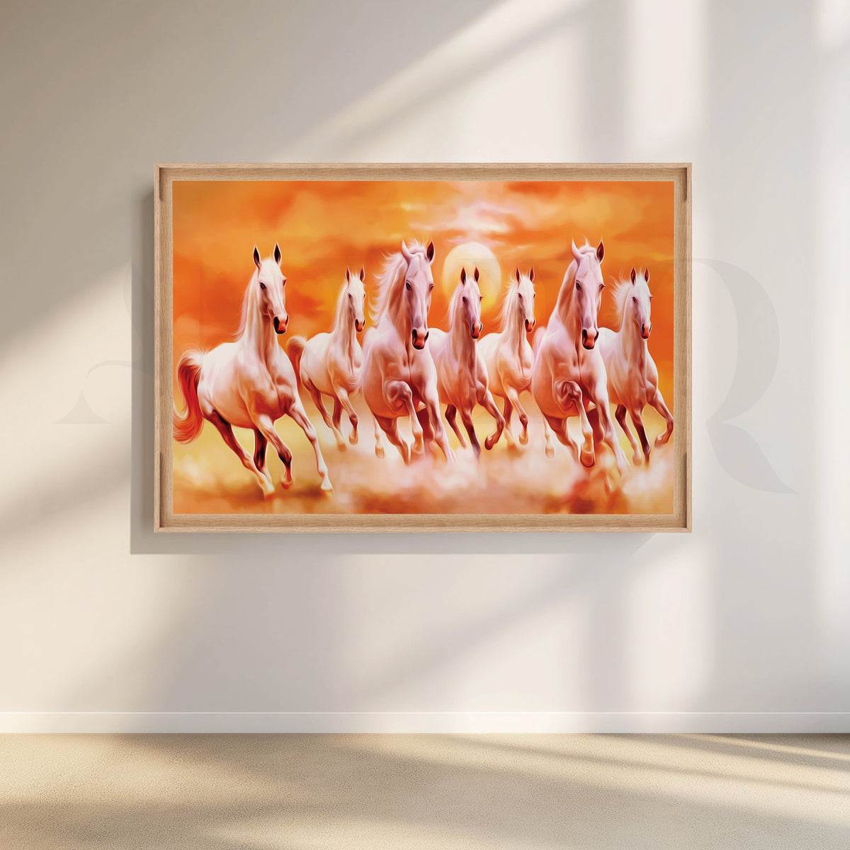 Graceful Gallop Horse Canvas Artwork – Asha Art Studio – Image 5