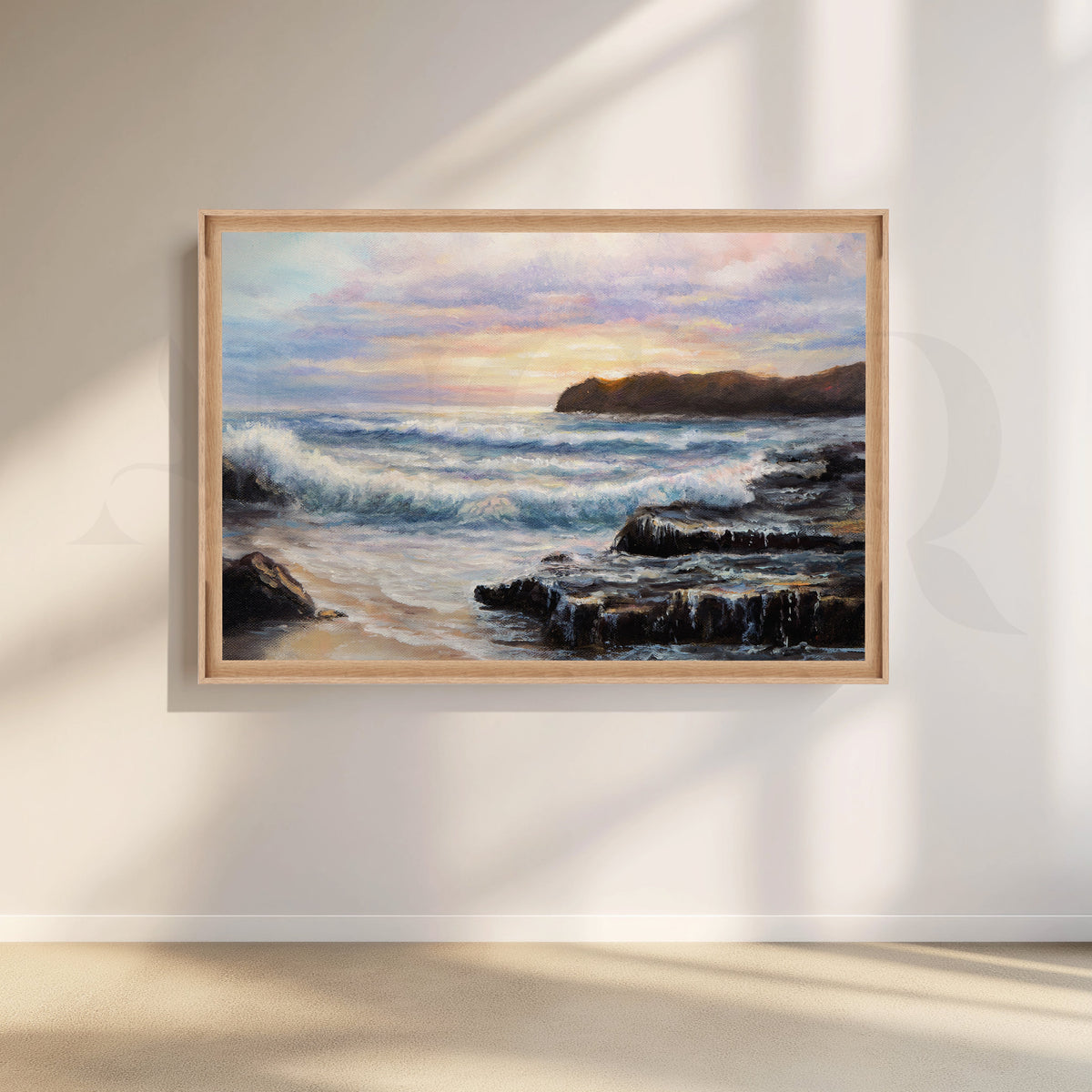 Ocean Symphony Canvas Artwork – Asha Art Studio – Image 5