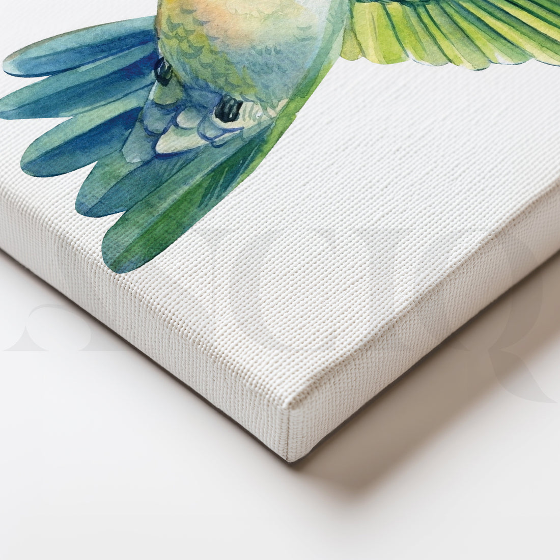 Playful Hummingbirds Canvas Artwork – Asha Art Studio