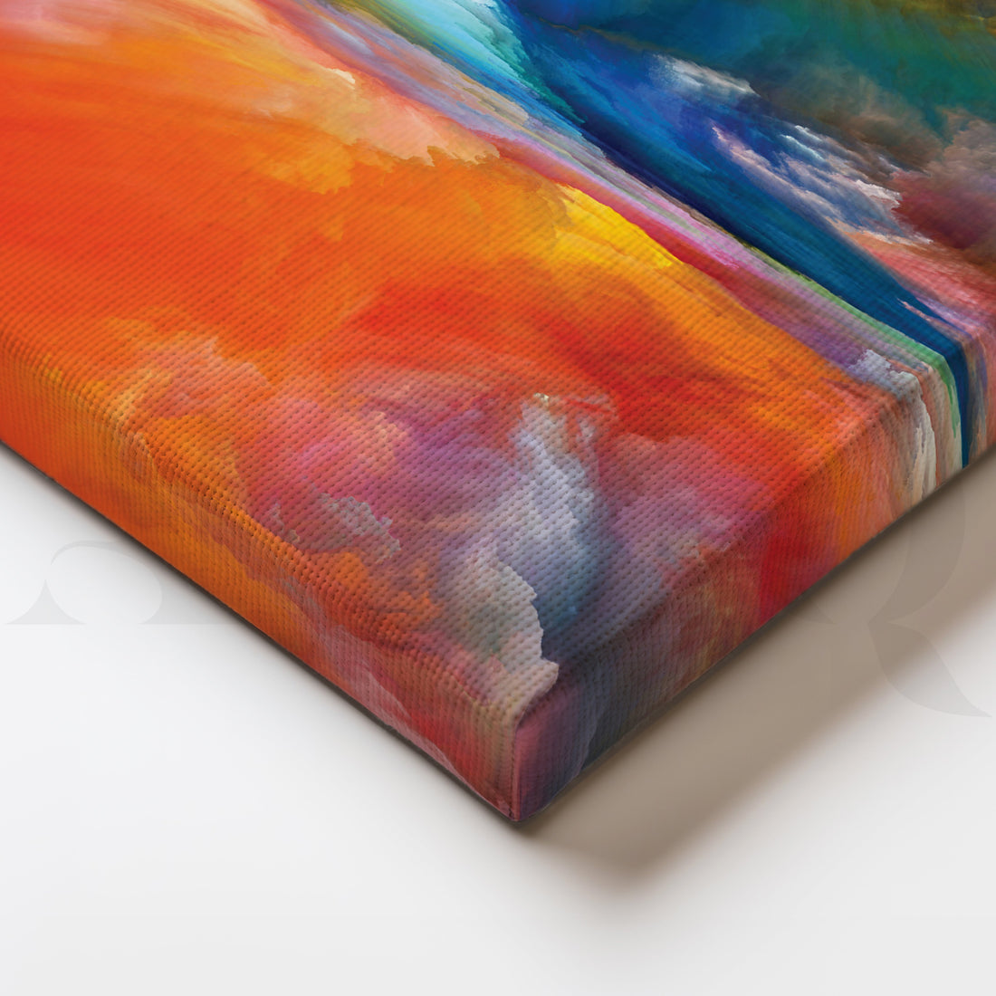 Sunset Mirage Canvas Wall Artwork – Asha Art Studio