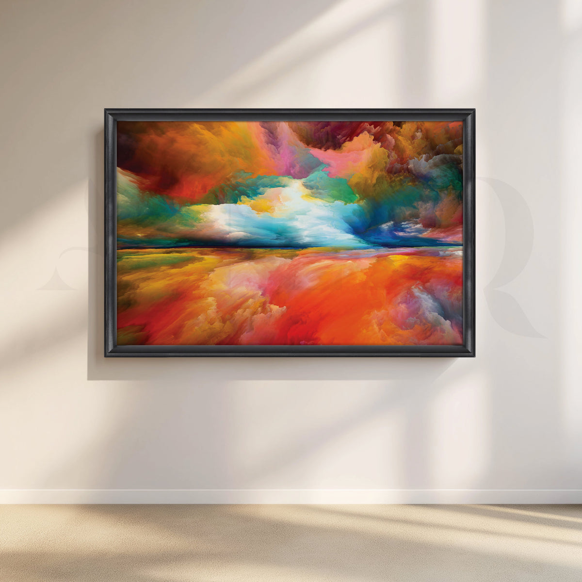 Sunset Mirage Canvas Wall Artwork – Asha Art Studio – Image 3