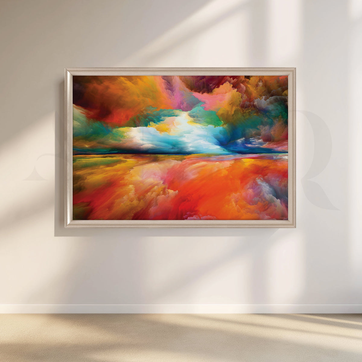Sunset Mirage Canvas Wall Artwork – Asha Art Studio – Image 4