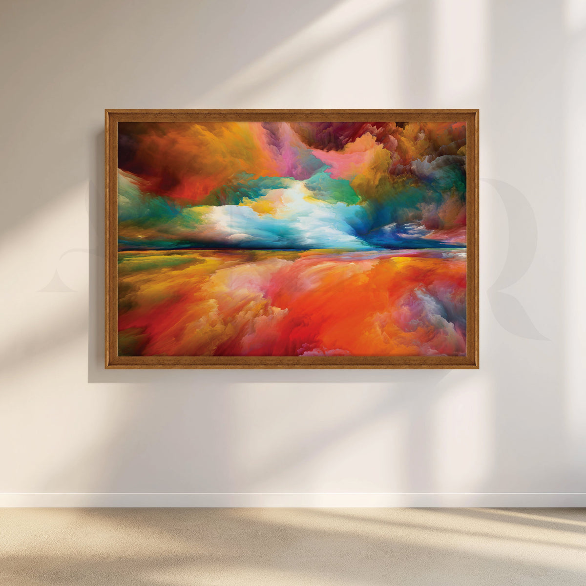 Sunset Mirage Canvas Wall Artwork – Asha Art Studio – Image 6