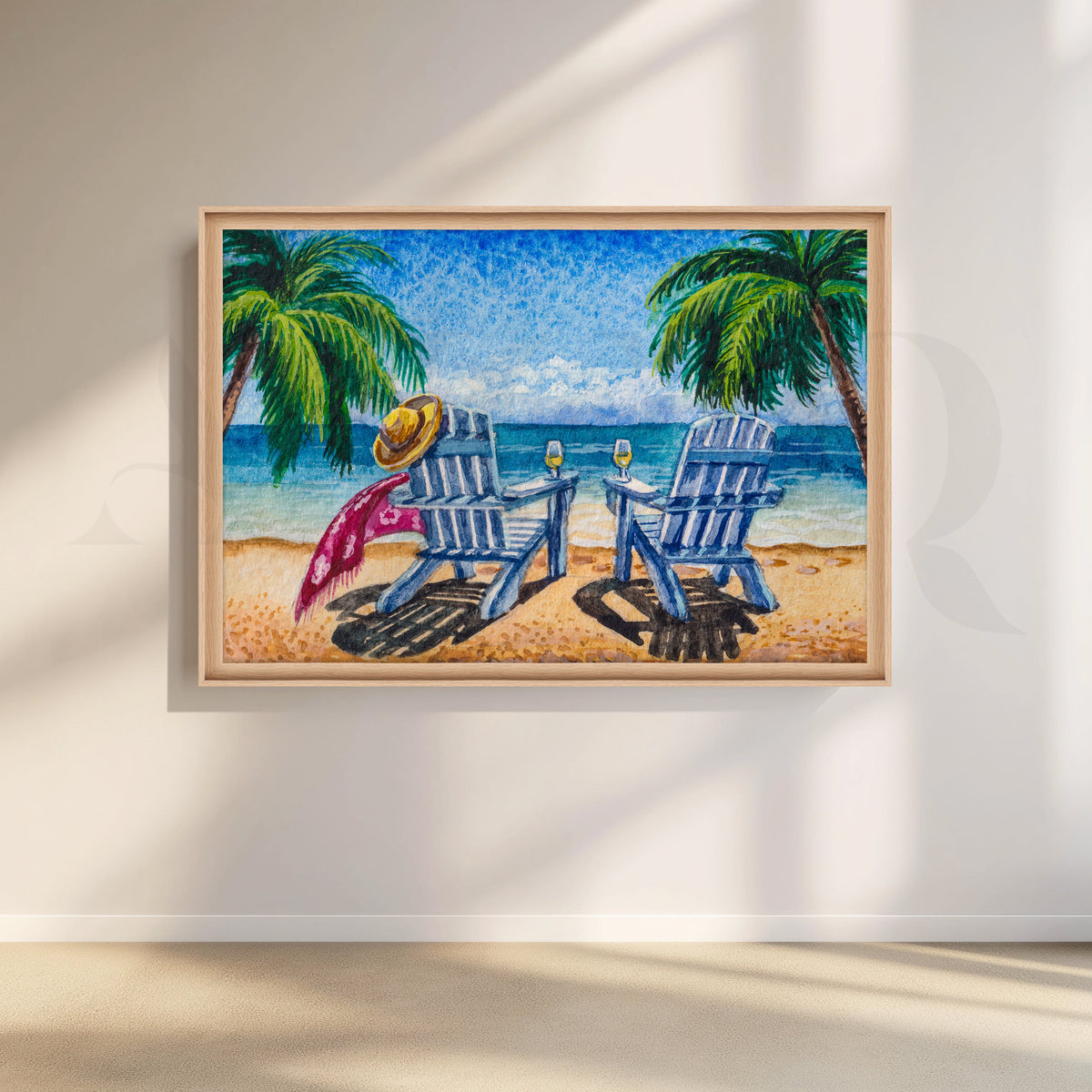 Tide Watching Canvas Artwork – Asha Art Studio – Image 5