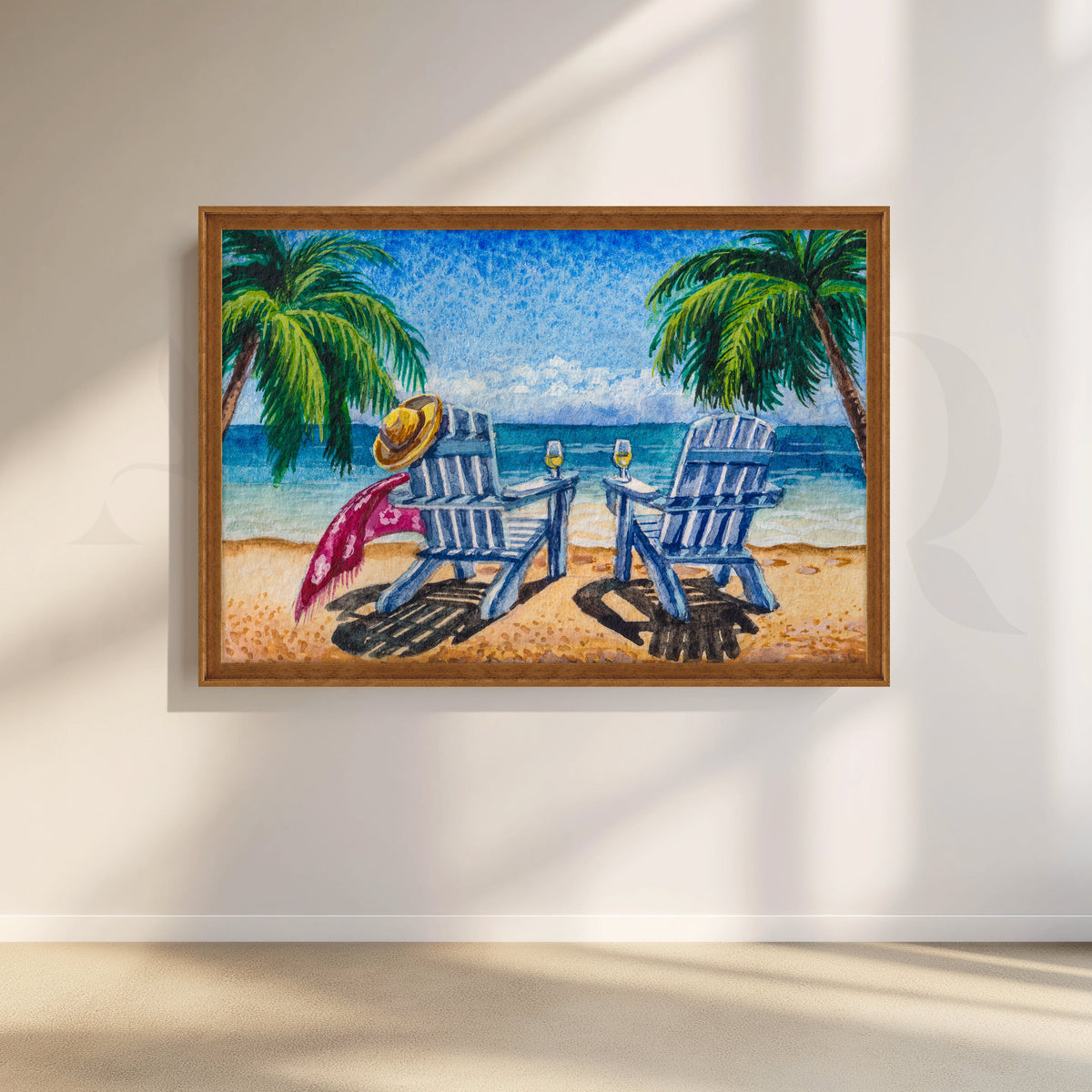 Tide Watching Canvas Artwork – Asha Art Studio – Image 6