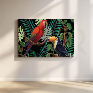 Tropical Harmony Canvas Artwork – Asha Art Studio