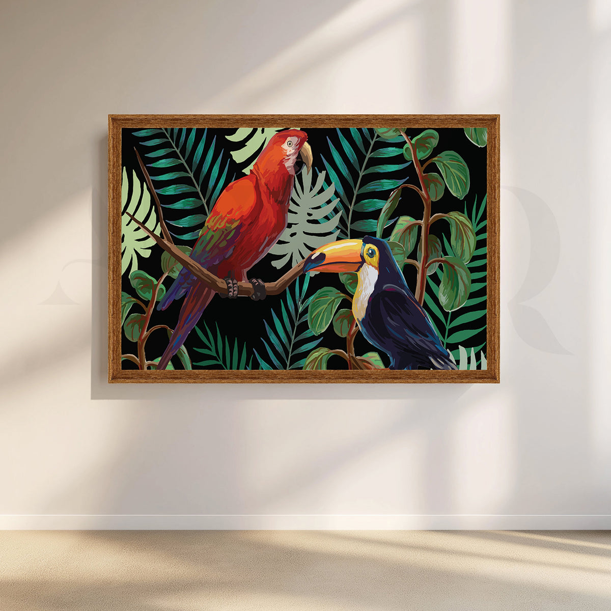 Tropical Harmony Canvas Artwork – Asha Art Studio – Image 6